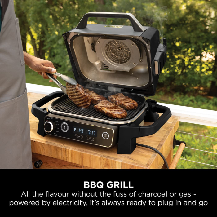 Copertura Impermeabile Per Barbecue Ninja Serie OG701, Tessuto Oxford 500D, Protezione Antipolvere E Antipioggia, 110x35x64 Cm