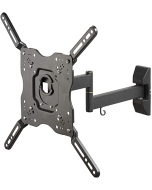 Vivanco 37980 Black 23' - 55' Full Motion Double Arm Wall Bracket