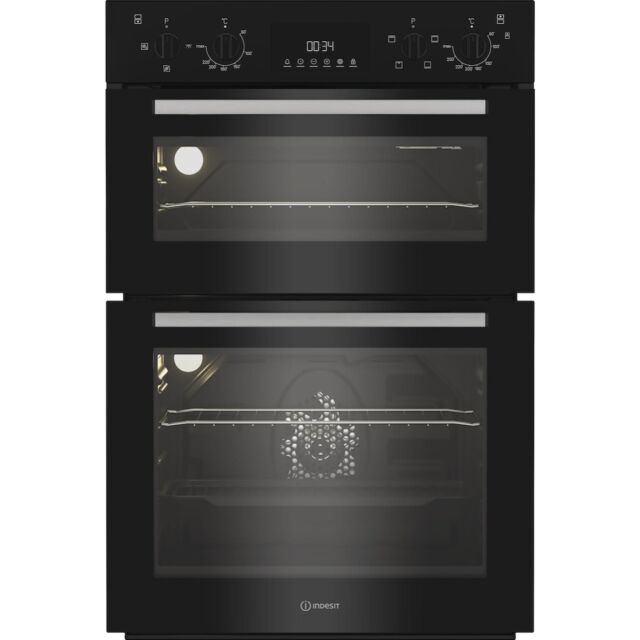 Indesit DII10DB Built-In Double Oven - Black