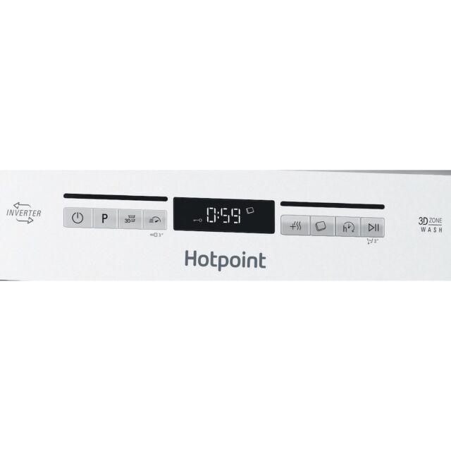 Hotpoint HSFO 3T223 W X UK N White, Slimline Dishwasher 10 Place