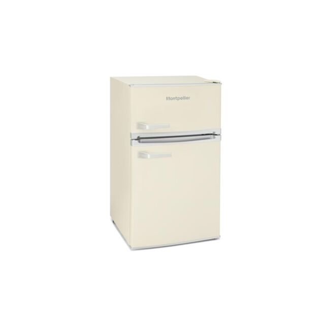 Montpellier MAB2035C Undercounter Retro Fridge Freezer in Cream