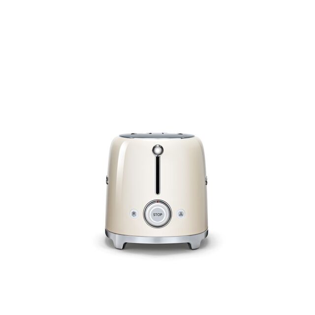 Smeg TSF01CRUK Toaster, Cream