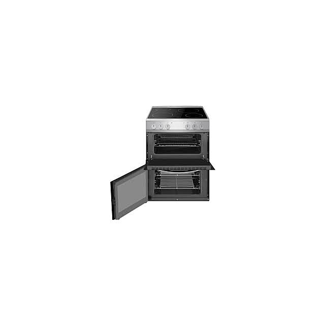 Amica AFC602SS S-Steel, 60Cm Ceramic Cooker Double Oven