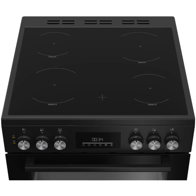Beko FDC6731K Freestanding Electric Double Oven Cooker - Black