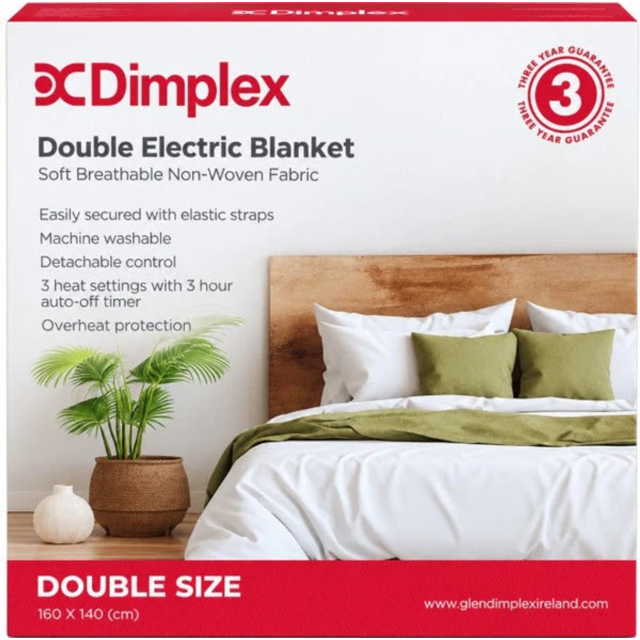 Dimplex DUB1012 White Double Electric Underblanket