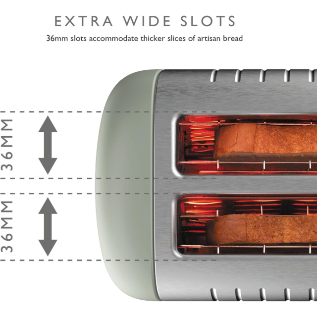 Dualit 26216 Sage Green 2 Slice Lite Toaster