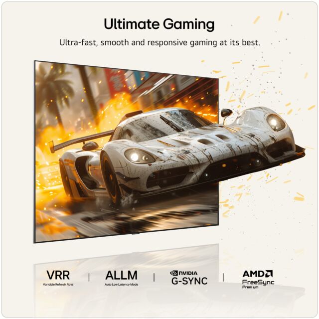 Lg OLED65G64LW Black, 65inch Oled Evo 4K Hdr10 Dolby Vision, Atmos A11 Ai Processor 165Hz Game Mode Ze