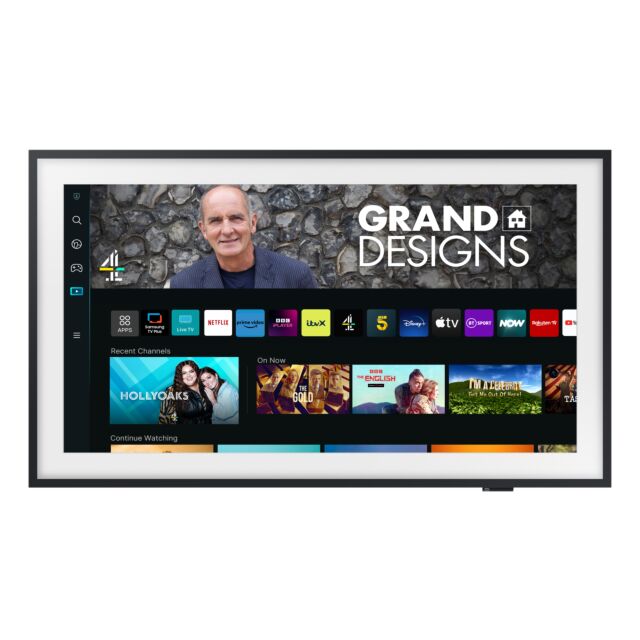 Samsung QE32LS03CB Black, 32inch Qled Full HD Hdr10 Wifi Smart Frame TV
