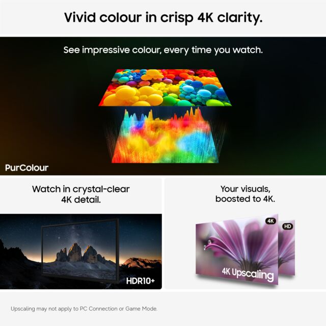 Samsung UE50U8020H Black, 50inch Led 4K Uhd Hdr10+ Smart TV