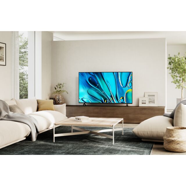 Sony K55S38B.UKA Black, 55inch Led Bravia 3 Xr Triluminos 4K Uhd Hdr10 Google Smart TV