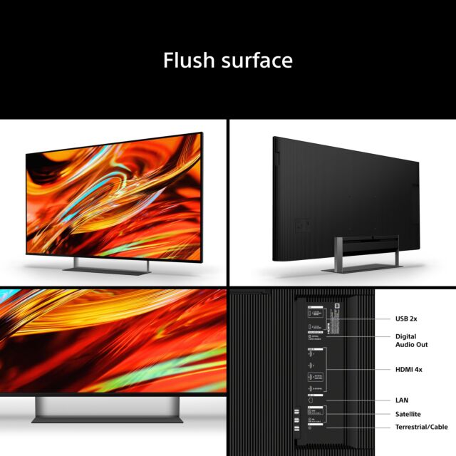 Sony K55XR75M2B.UKA Black, 55inch Bravia 7 Ii True Rgb Mini Led 4K Hdr Xr Processor 120Hz Google Smart