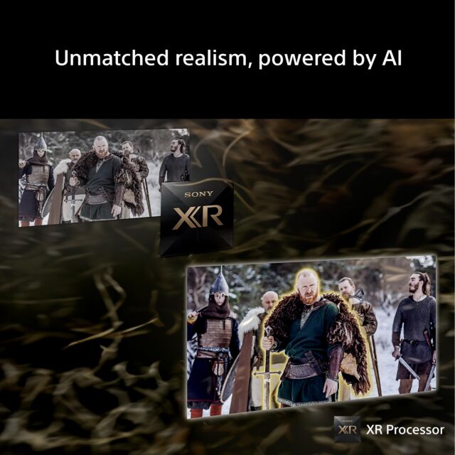 Sony K55XR75M2B.UKA Black, 55inch Bravia 7 Ii True Rgb Mini Led 4K Hdr Xr Processor 120Hz Google Smart