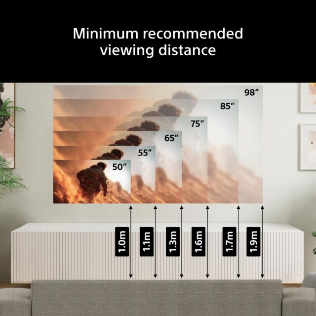 Sony K55XR75M2B.UKA Black, 55inch Bravia 7 Ii True Rgb Mini Led 4K Hdr Xr Processor 120Hz Google Smart