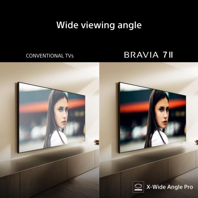 Sony K55XR75M2B.UKA Black, 55inch Bravia 7 Ii True Rgb Mini Led 4K Hdr Xr Processor 120Hz Google Smart