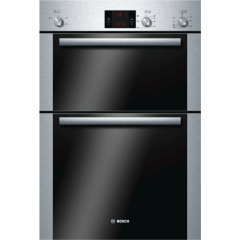 Bosch MBA533BS3B S / Steel, Built In Double Oven Multi Function 71Lt+ 34Lt