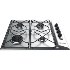 Indesit PAA642IXIWE1 S/S, 60Cm 4 Ring Gas Hob