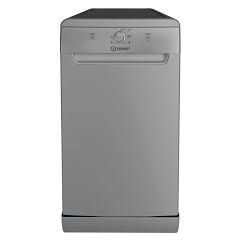 Indesit IN2FE10CS90SUK Silver, 10 Place Slimline Dishwasher 
