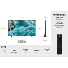 Samsung QE65Q7F5 Black, 65" Qled Quantum Dot 4K Uhd Hdr Ai Smart TV Ai Game Mode Centre Stand
