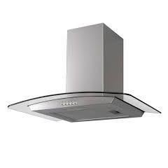 Sia CGH60SS S / Steel, 60Cm Curved Glass Cooker Hood