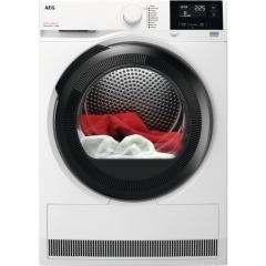 Aeg TR718L4B White, 8Kg Heat Pump Condenser Dryer 16 Programmes