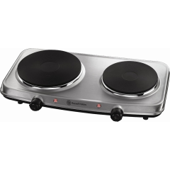 Russell Hobbs 15199 S/Steel 2 Plate Mini Hob