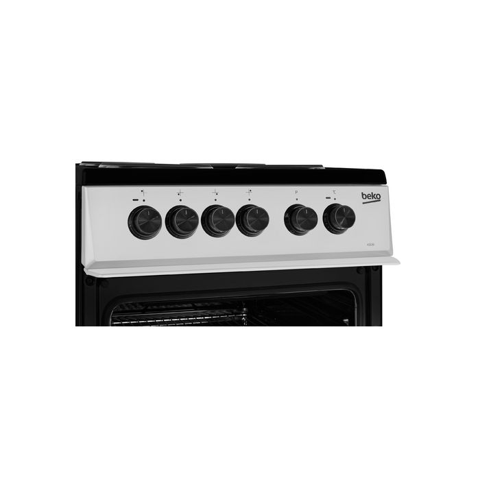 Domestic Appliances Belfast Beko KS530W White A Single Cavity 4 Zone Solid Plate 60L Cooker Top Quality Great Prices E H Services Ltd