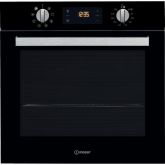 Indesit IFW 6340 BL UK Electric Single Built-In Oven - Black