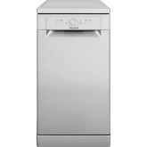 Hotpoint dishwasher: slim, silver