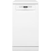 Hotpoint dishwasher: slim, white