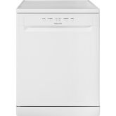 Hotpoint dishwasher: full size, white