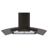 CDA ECP92BL 90cm Curved Glass Extractor