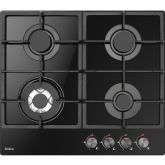 Amica AGVH625BL Black, 60Cm Gas On Glass Hob