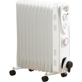 Daewoo HEA1895 2500W Oil Filled Radiator With 24 Hour Timer