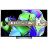 Lg OLED55C36LC Black / Silver, 55" Oled Evo 4K Uhd Hdr10 Dolby Vision + Atmos 100Hz Freeview Play S