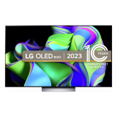Lg OLED65C36LC Black / Silver, 65" Oled Evo 4K Uhd Hdr10 Dolby Vision + Atmos 100Hz Freeview Play S