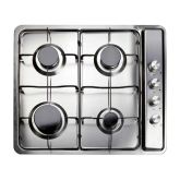 Matrix MHG101SS S / Steel, 4 Gas Hob Enamel Supports Lpg