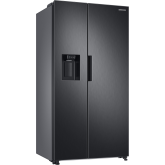 Samsung RS67A8810B1 Black/S/Steel, Side By Side Plumbed Ice + Water F/F 609L 912Mm 1780Mm 716Mm Twin