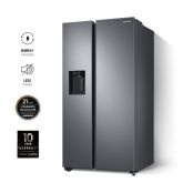 Samsung RS68A884CB1 Black, 635L Twin Cooling Plus Plumbed Ice + Water Black Side By Side F/F