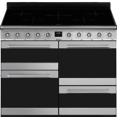 Smeg SYD4110I S / Steel 110Cm Range Cooker Multi Fuction Ovens 5 Zone Induction Hob